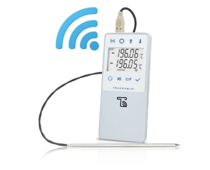 Traceable® Liquid Nitrogen WIFI Data Logger Compatible with TraceableLIVE® Cloud Service